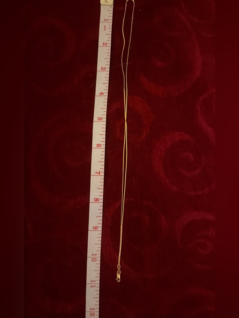 22” 14k Gold Box Chain Necklace - Picture 5 of 6